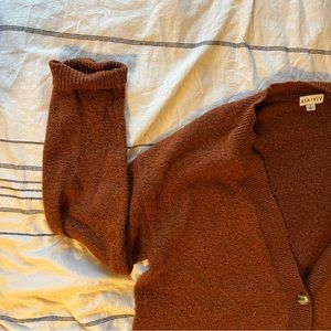 Burnt Orange Ava & Viv long length cardigan size 1X